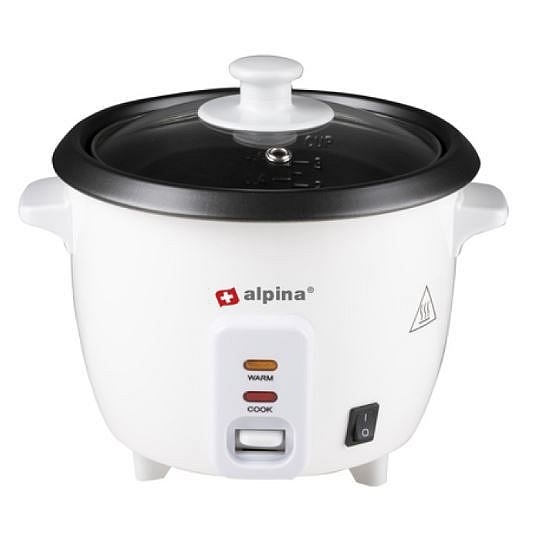 ALPINA Reiskocher, 300 Watt, 600ml, Weiß main product photo