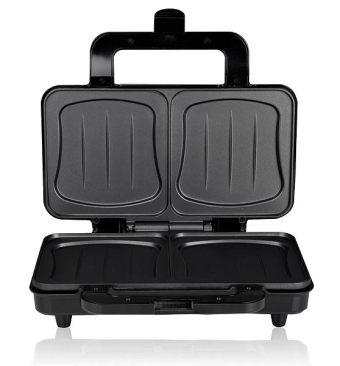 ALPINA Sandwichtoaster XL, 900 Watt, Schwarz