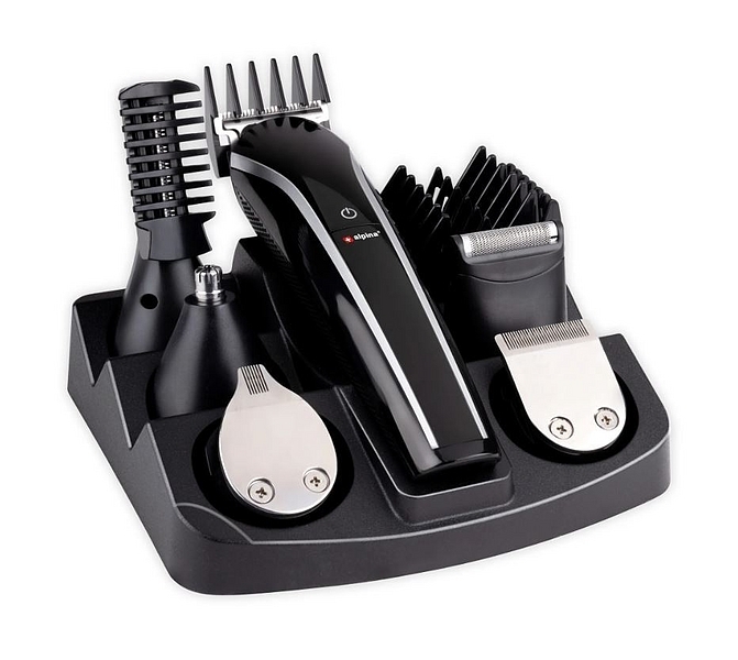 ALPINA Haarschneidemaschine Set, 600 mAh, Schwarz main product photo