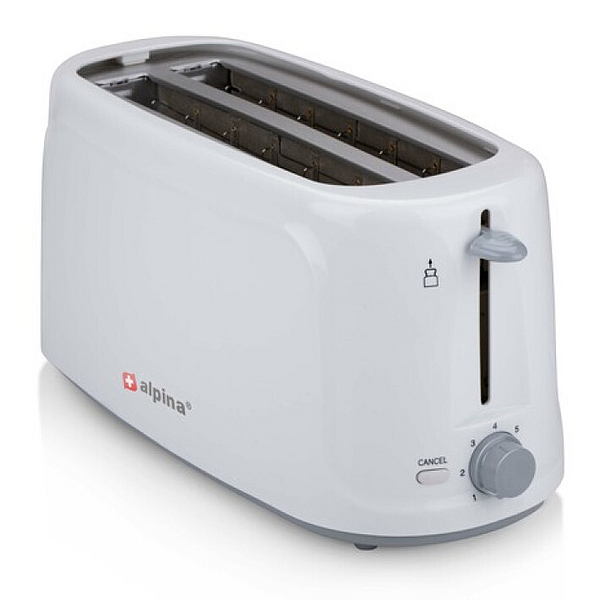 ALPINA Toaster, 1450 Watt, Weiß main product photo