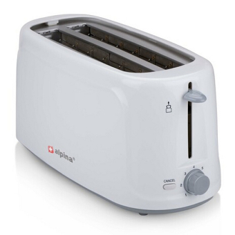 ALPINA Toaster, 1450 Watt, Weiß