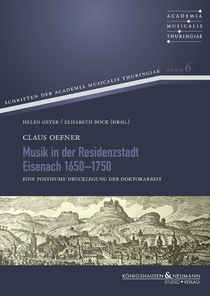 Musik in der Residenzstadt Eisenach 1650-1750 main product photo