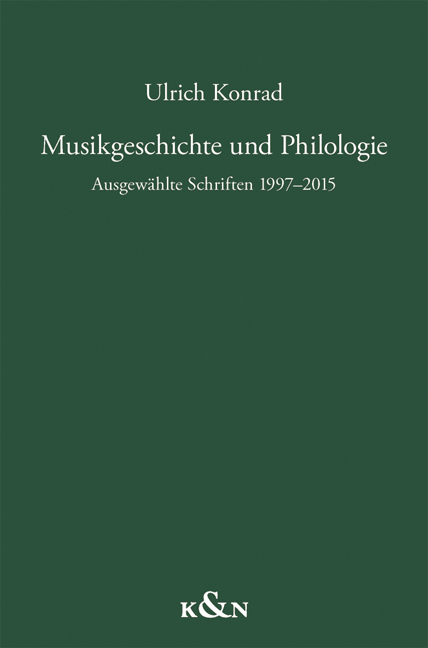Musikgeschichte und Philologie main product photo