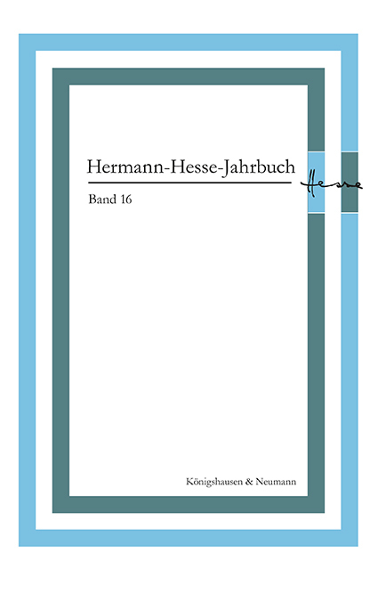 Hermann-Hesse-Jahrbuch main product photo
