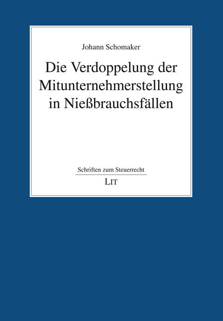 Die Verdoppelung der Mitunternehmerstellung in Nießbrauchsfällen main product photo