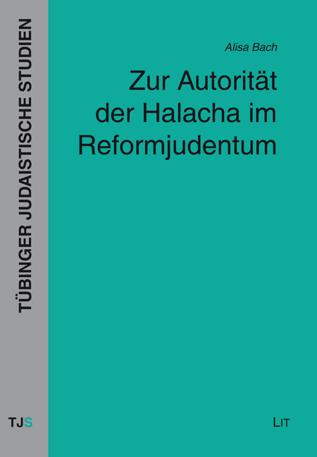 Zur Autorität der Halacha im Reformjudentum main product photo