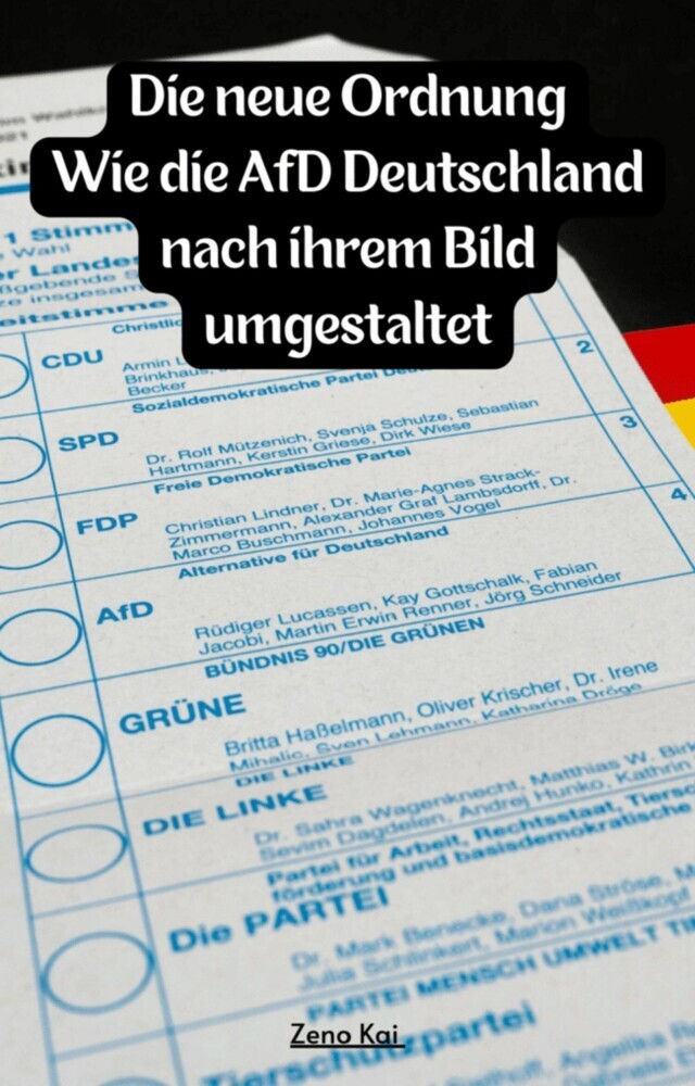 Die neue Ordnung: Wie die AfD Deutschland nach ihrem Bild umgestaltet main product photo