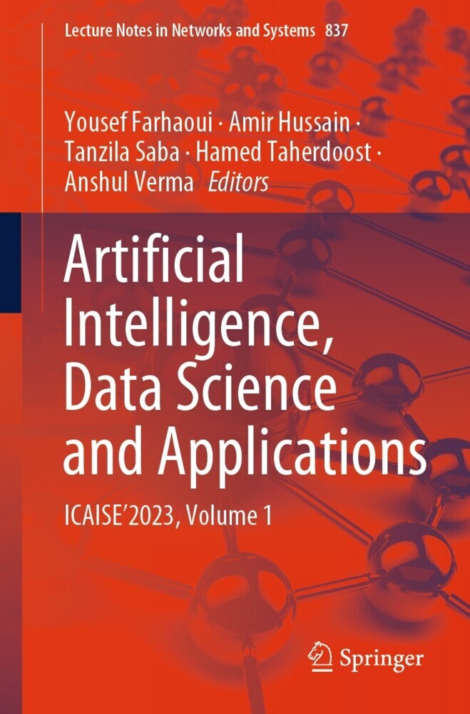 Artificial Intelligence, Data Science and Applications main product photo