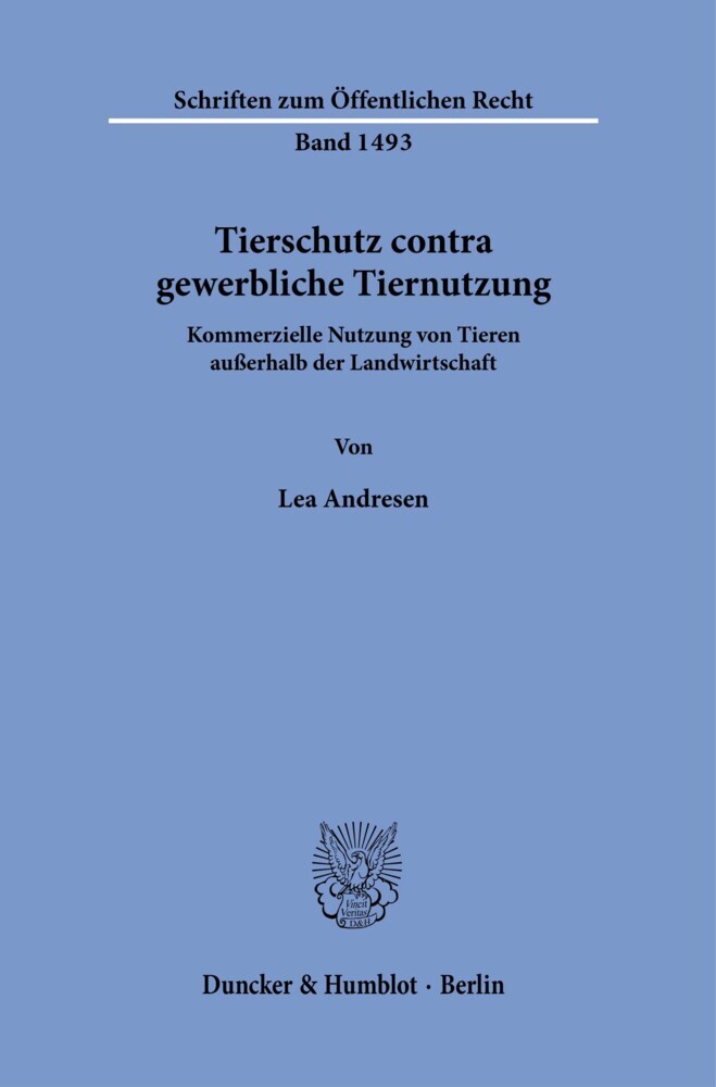 Tierschutz contra gewerbliche Tiernutzung. main product photo