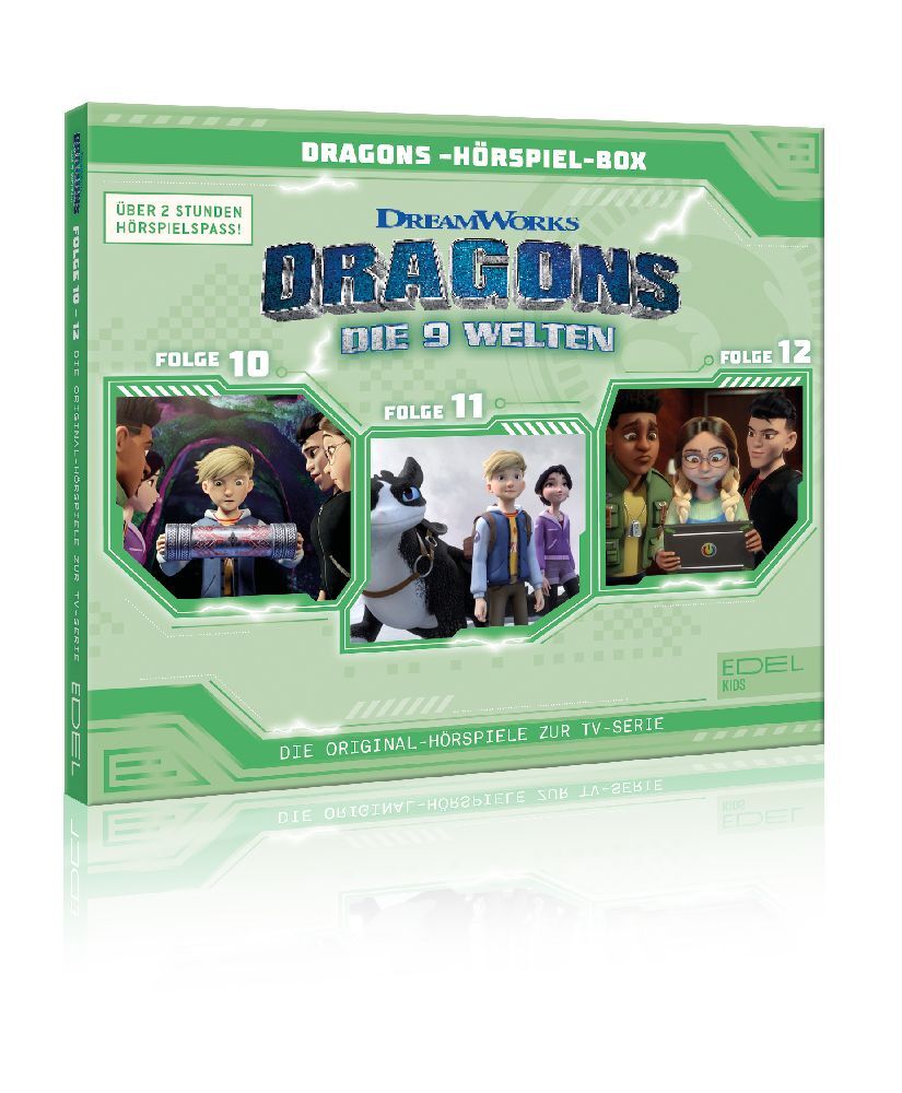 Dragons - Die 9 Welten - Hörspiel-Box, 3 Audio-CD main product photo