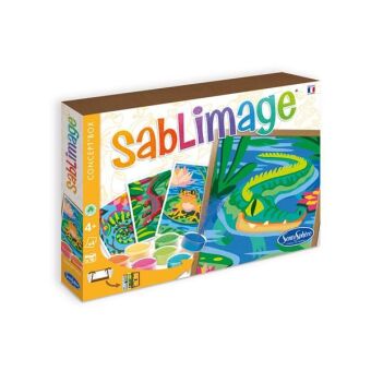 Sentosphere Sandbilder Reptilien und Frosch