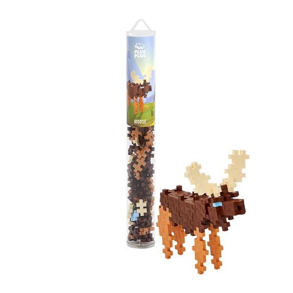 Plus-Plus 100 Tube Kreativ Bausteine Elch main product photo