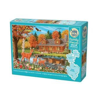 Cobble Hill Häuschen mit Teich 350 Teile