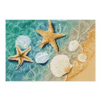 Diamond Dotz Muscheln und Seesterne