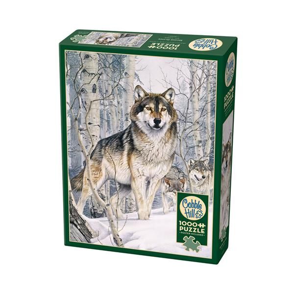 Cobble Hill Wolf im Winterwald 1000 Teile main product photo