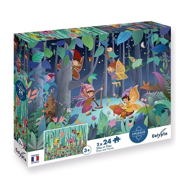 Calypto Elfen und Feen 2x24 Teile Puzzle main product photo