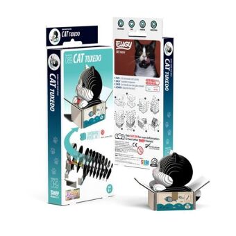 EUGY 3D Bastelset Tuxedo-Katze