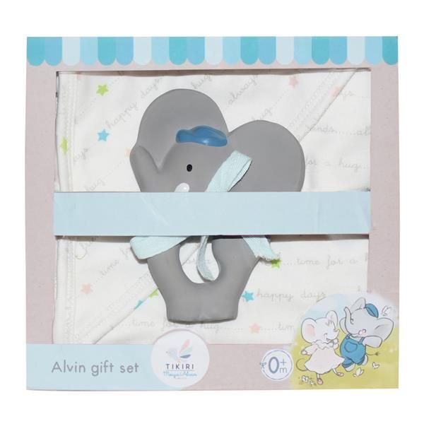 Tikri Geschenkset Alvin mit Tuch & Beissring main product photo