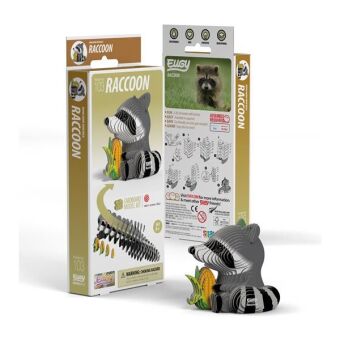 EUGY 3D Bastelset Waschbär