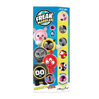 Freak Marbles Marbles & Skins 6er Set - gelb