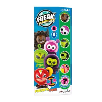 Freak Marbles Marbles & Skins 6er Set - grün