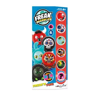 Freak Marbles Marbles & Skins 6er Set - rot