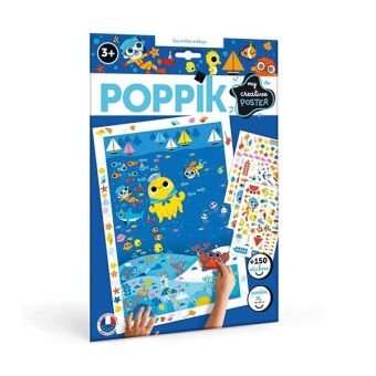 POPPIK Sticker Kreativ Poster Meer