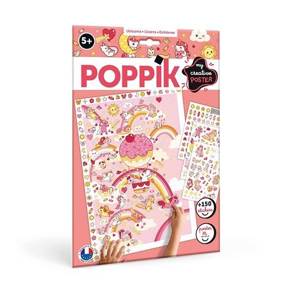 POPPIK Sticker Kreativ Poster Einhörner main product photo