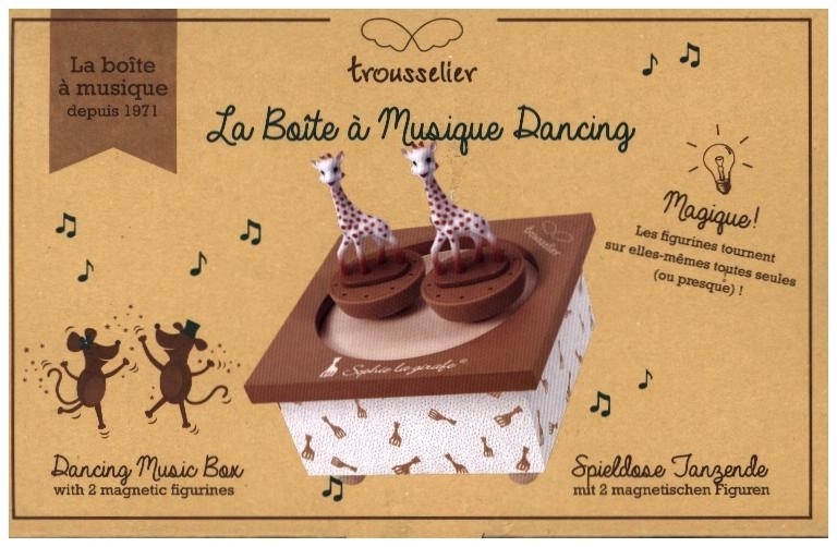 Trousselier Spieluhr tanzende Sophie die Giraffe, Caramel magnetisch main product photo