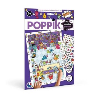POPPIK Sticker Kreativ Poster Verrücktes Labor
