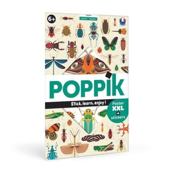 POPPIK Sticker Lernposter Insekten