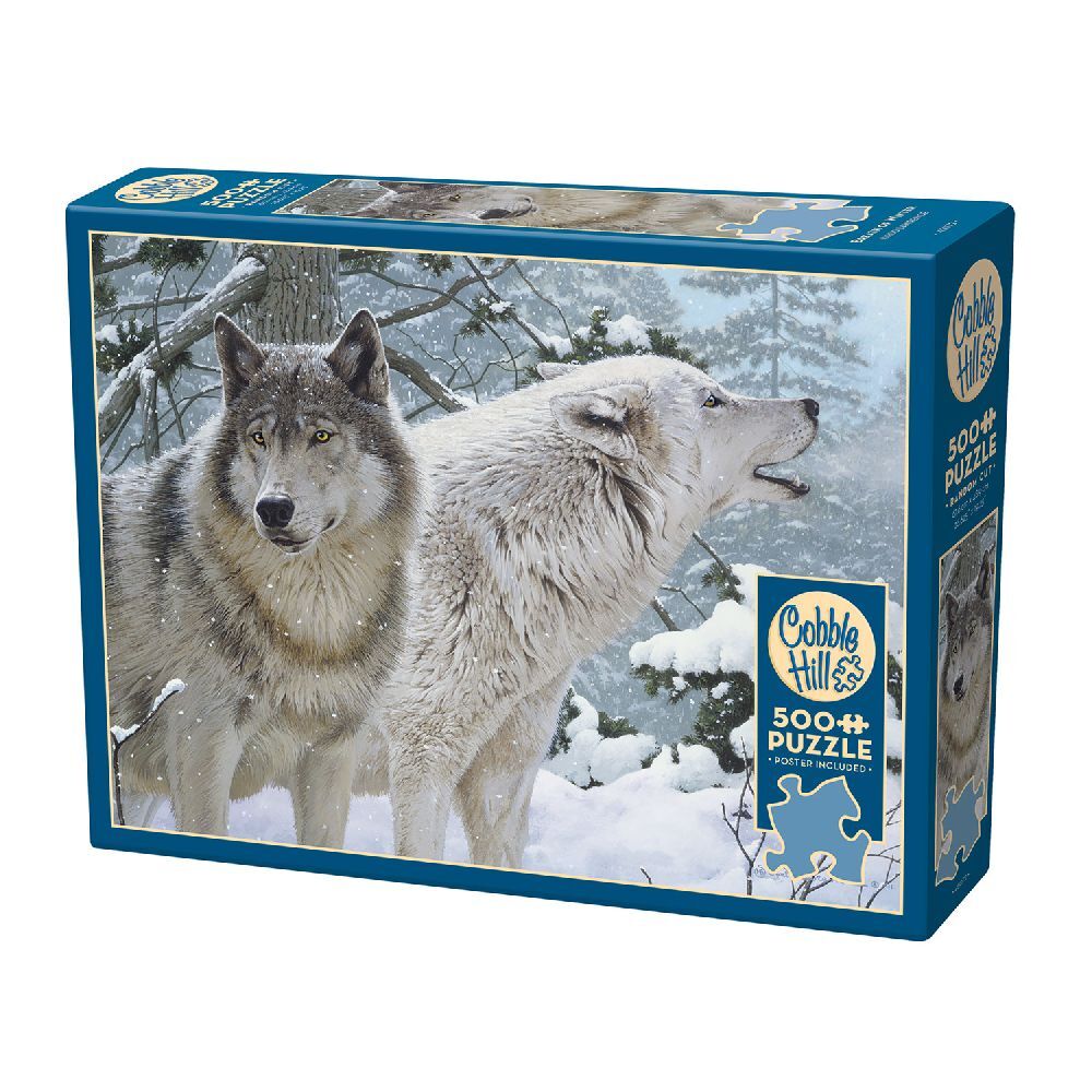 Cobble Hill Wölfe im Schnee 500 Teile main product photo