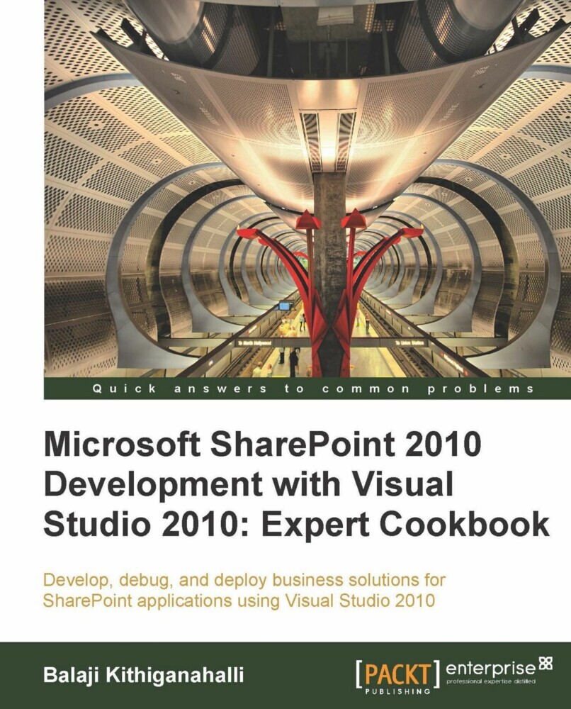 Microsoft SharePoint 2010 Development with Visual Studio 2010 Expert Cookbook main product photo