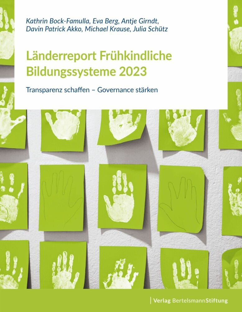 Länderreport Frühkindliche Bildungssysteme 2023 main product photo