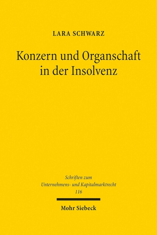 Konzern und Organschaft in der Insolvenz main product photo