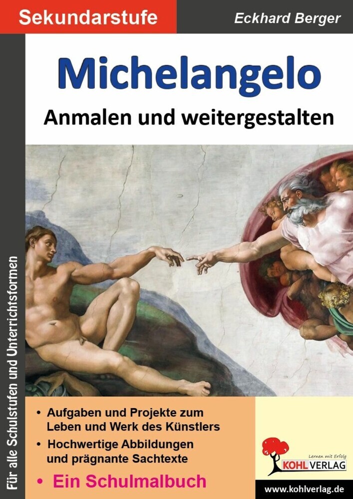 Michelangelo anmalen und weitergestalten main product photo