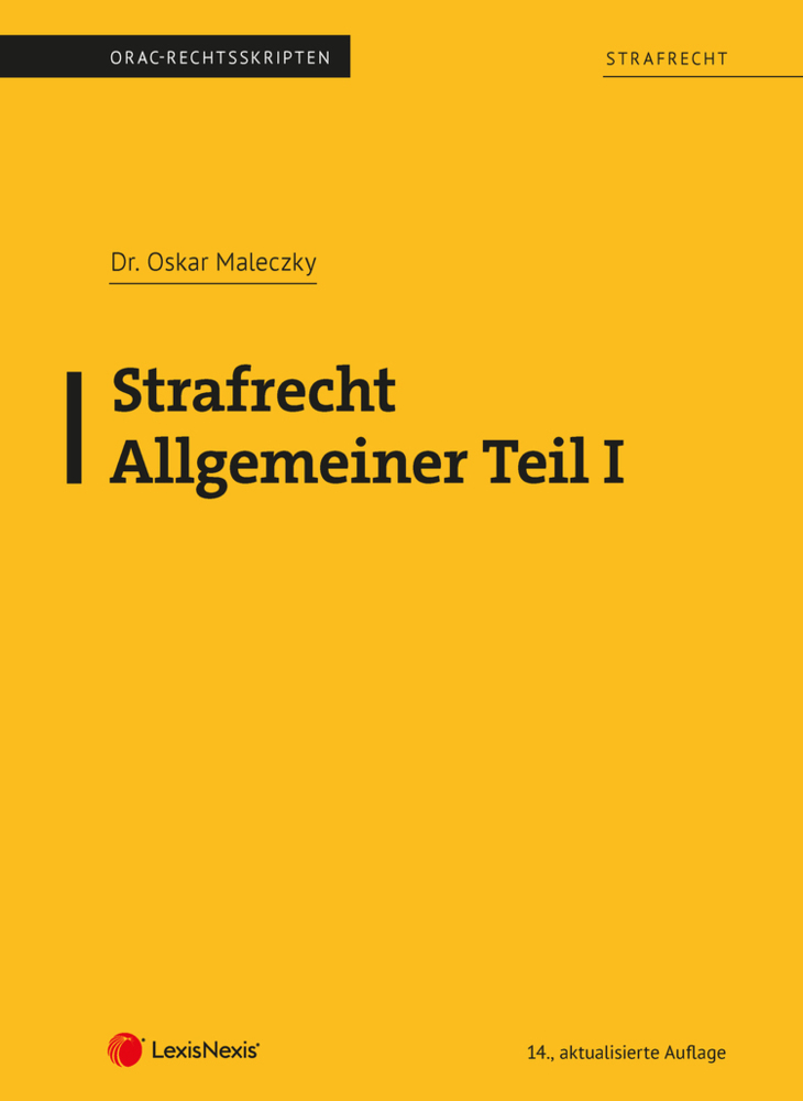 Strafrecht - Allgemeiner Teil I (Skriptum) main product photo