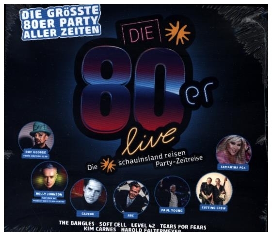 Die 80er Live - Die größte 80er Party aller Zeiten, 2 Audio-CD main product photo