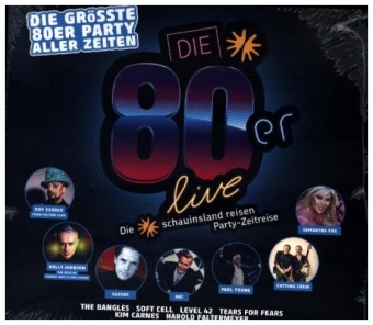 Die 80er Live - Die größte 80er Party aller Zeiten, 2 Audio-CD