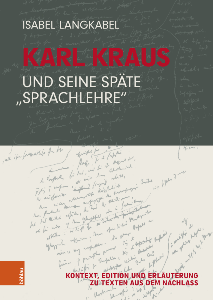 Karl Kraus und seine späte "Sprachlehre" main product photo