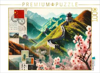 CALVENDO Puzzle Frühlingserwachen an der Großen Mauer: Eine ...