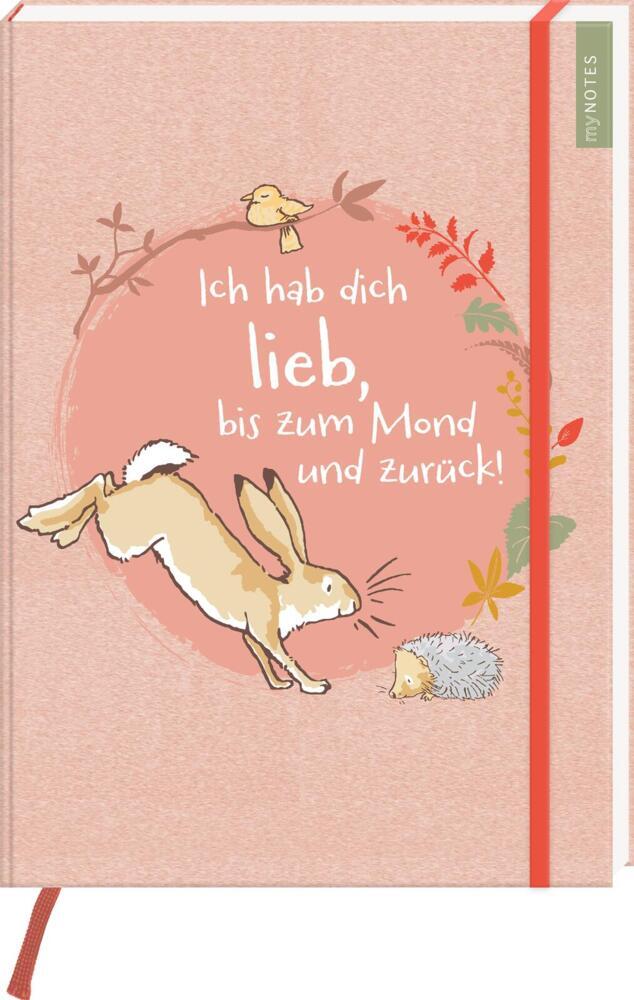 myNOTES Papeterie: Weißt du eigentlich, wie lieb ich dich hab? Notizbuch A4 main product photo