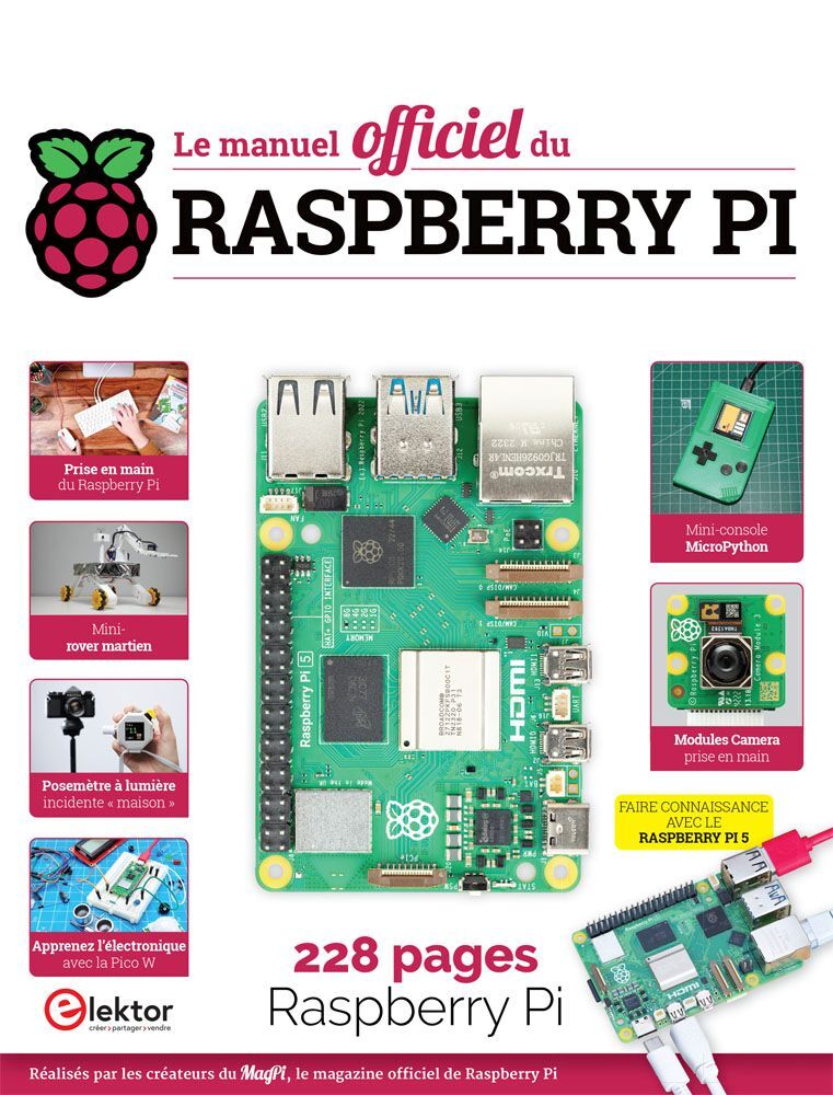 Le manuel officiel du Raspberry Pi main product photo