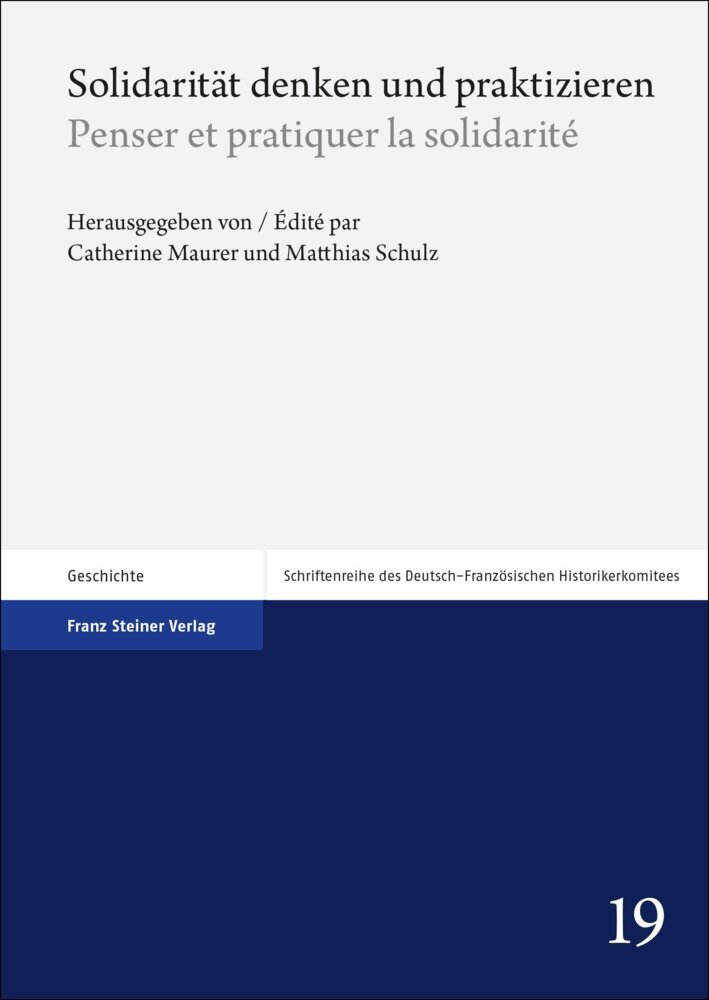 Solidarität denken und praktizieren / Penser et pratiquer la solidarité main product photo