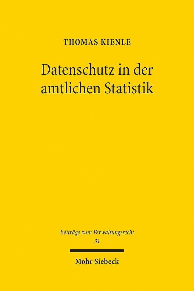Datenschutz in der amtlichen Statistik main product photo