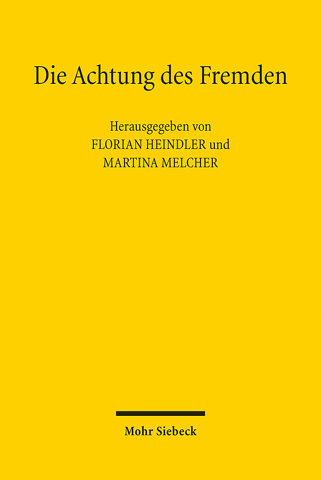 Die Achtung des Fremden main product photo
