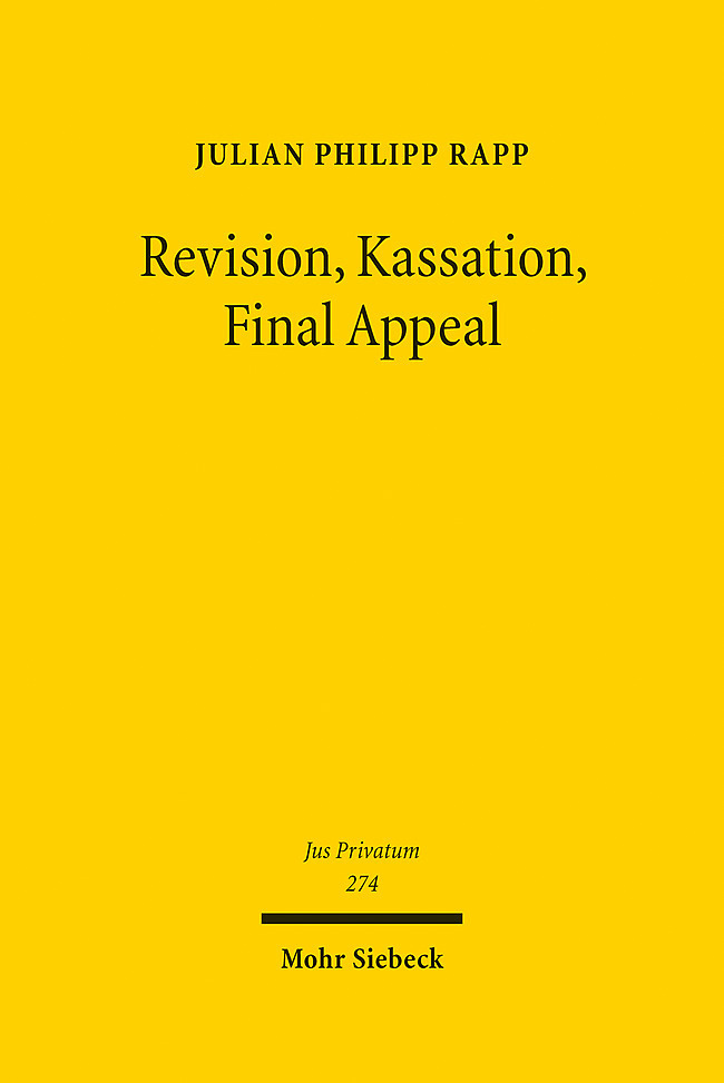 Revision, Kassation, Final Appeal main product photo