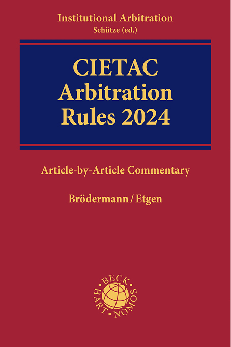 CIETAC Arbitration Rules 2024 main product photo