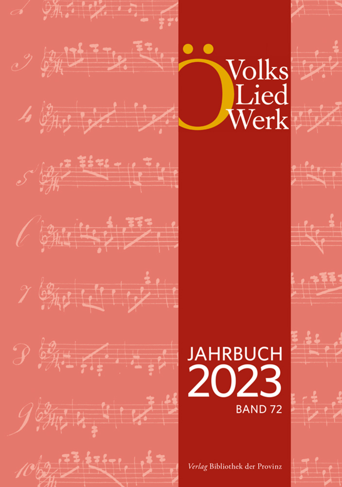 Jahrbuch des Österreichischen Volksliedwerkes · Band 72 | 2023 main product photo