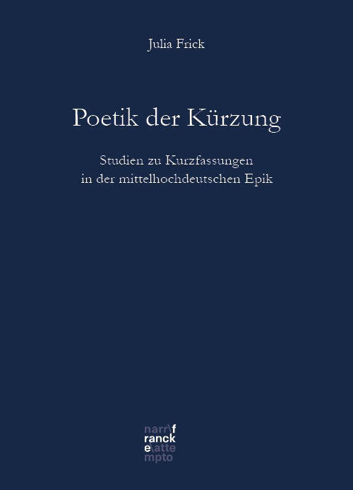 Poetik der Kürzung main product photo